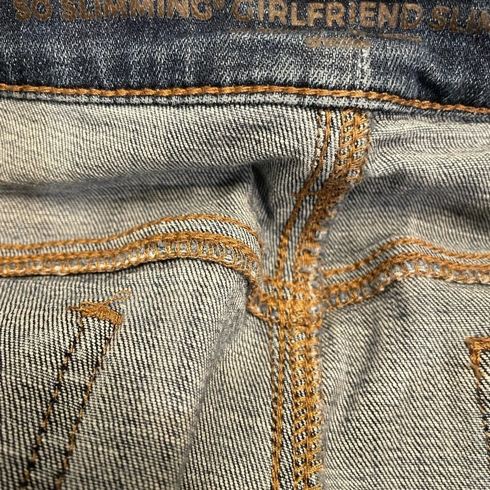Chico's So Slimming Girlfriend Slim Leg Crop Jeans. Women’s size 10. - Picture 11 of 12